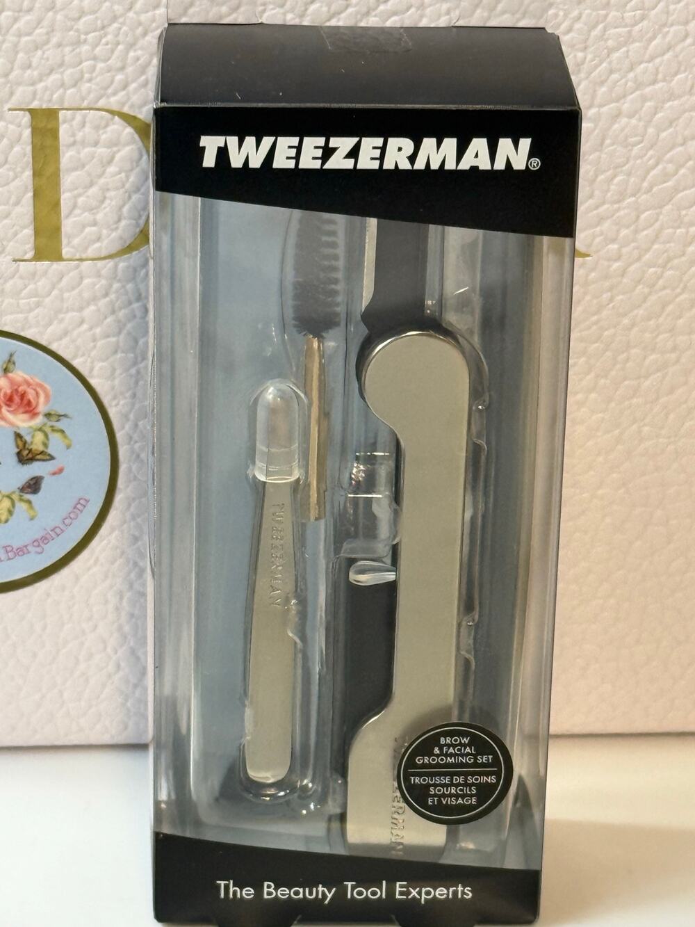 Tweezerman Brow & Facial Grooming 3 pc Set - New in Box